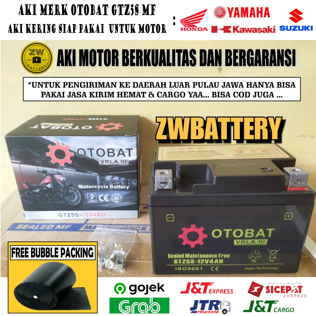 Aki Motor Beat, Vario 110, Scoopy, Supra X 125, Blade, Revo GTZ5S