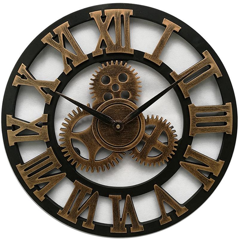 Better Homes And Gardens 22 Antique Gear Wall Clock - Antique Poster