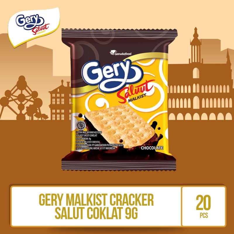 Gery Saluut Malkist Biskuit Mals4 9gr X 20pcs Lazada Indonesia