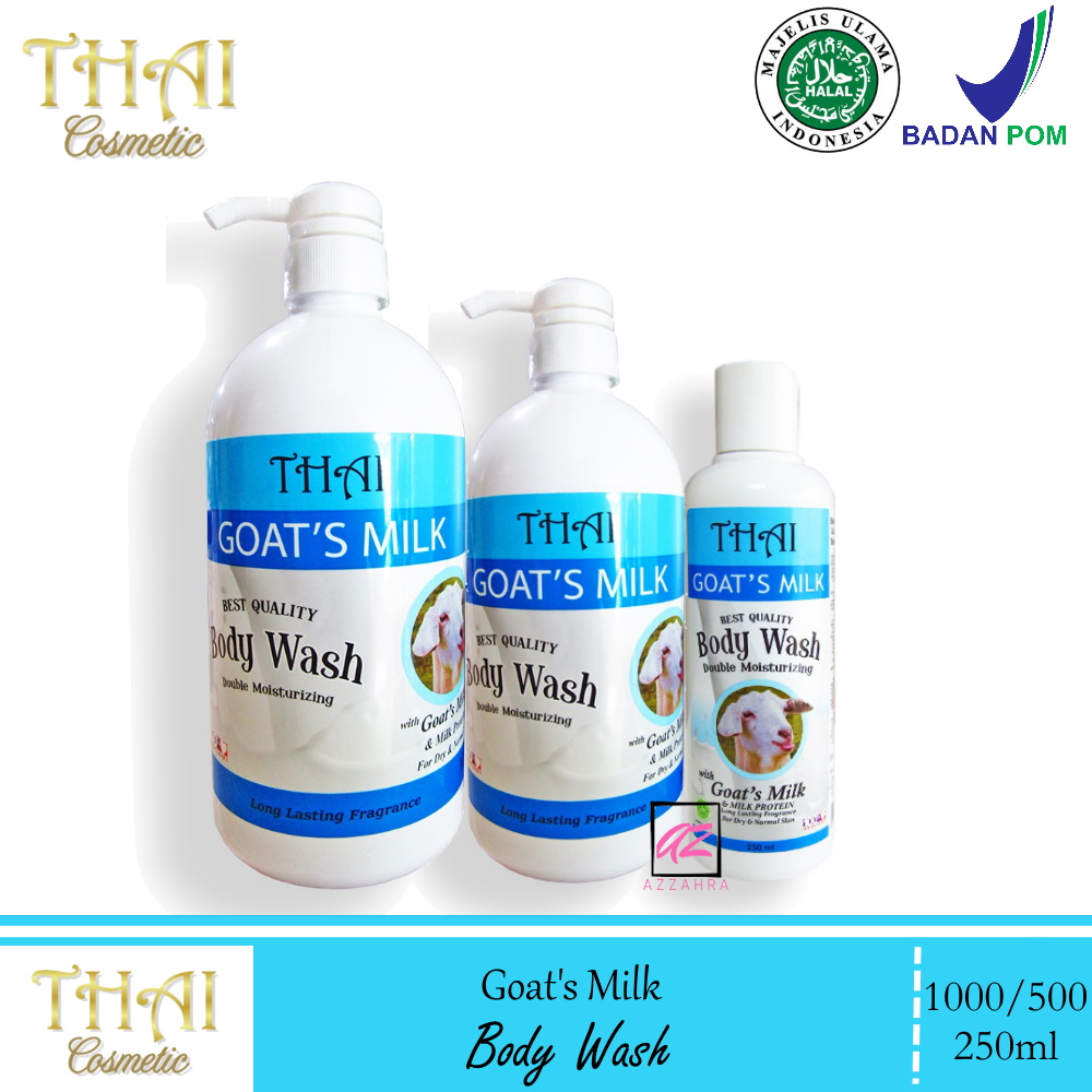 THAI Skin Care Body Wash Goats Milk 1000ml/500ml/250ml Lazada Indonesia