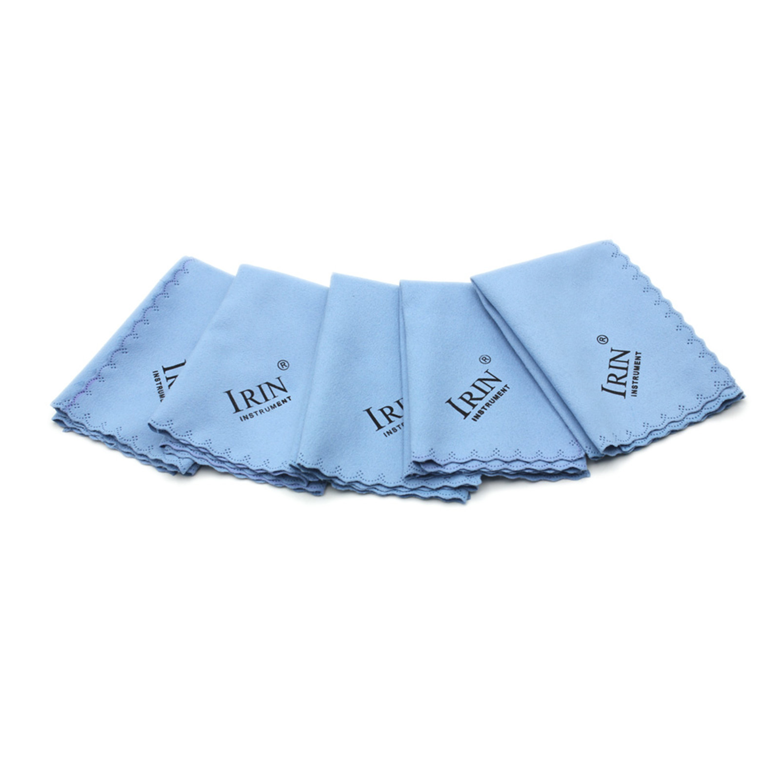 5pcs Microfiber Cleaning Polishing Polish Cloth for Musical Instrument