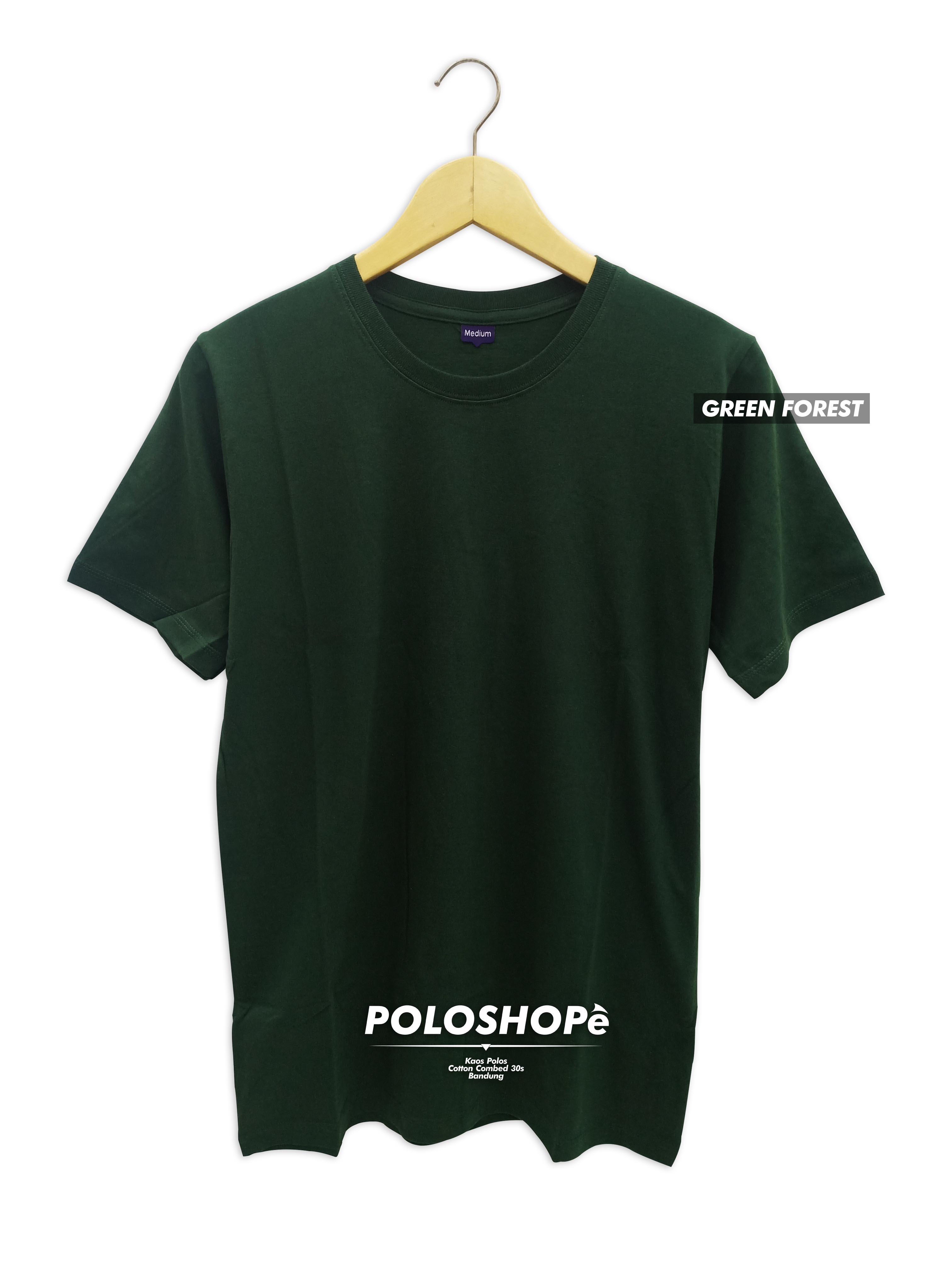 Kaos Polos GREEN FOREST / Tshirt Distro 