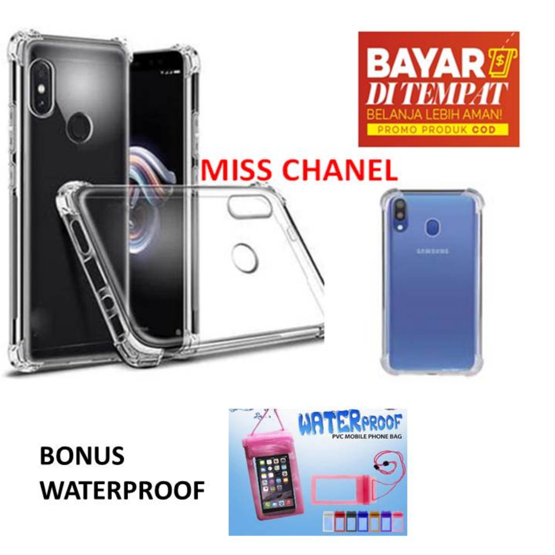 Case Anti Crack Samsung Galaxy M20 Case Anti Shock Samsung M20 / Softshell Shockproof / Casing Samsung / Silikon Case Samsung M20 - Bening BONUS WATERPROOF