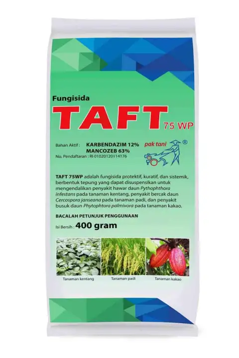 Pestisida Jenis Fungisida Taft 75wp Pak Tani 400gr Lazada Indonesia
