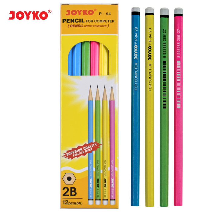 Pensil 2B Merek Joyko P-94 Isi Satu Pack 12 Pcs | Lazada Indonesia