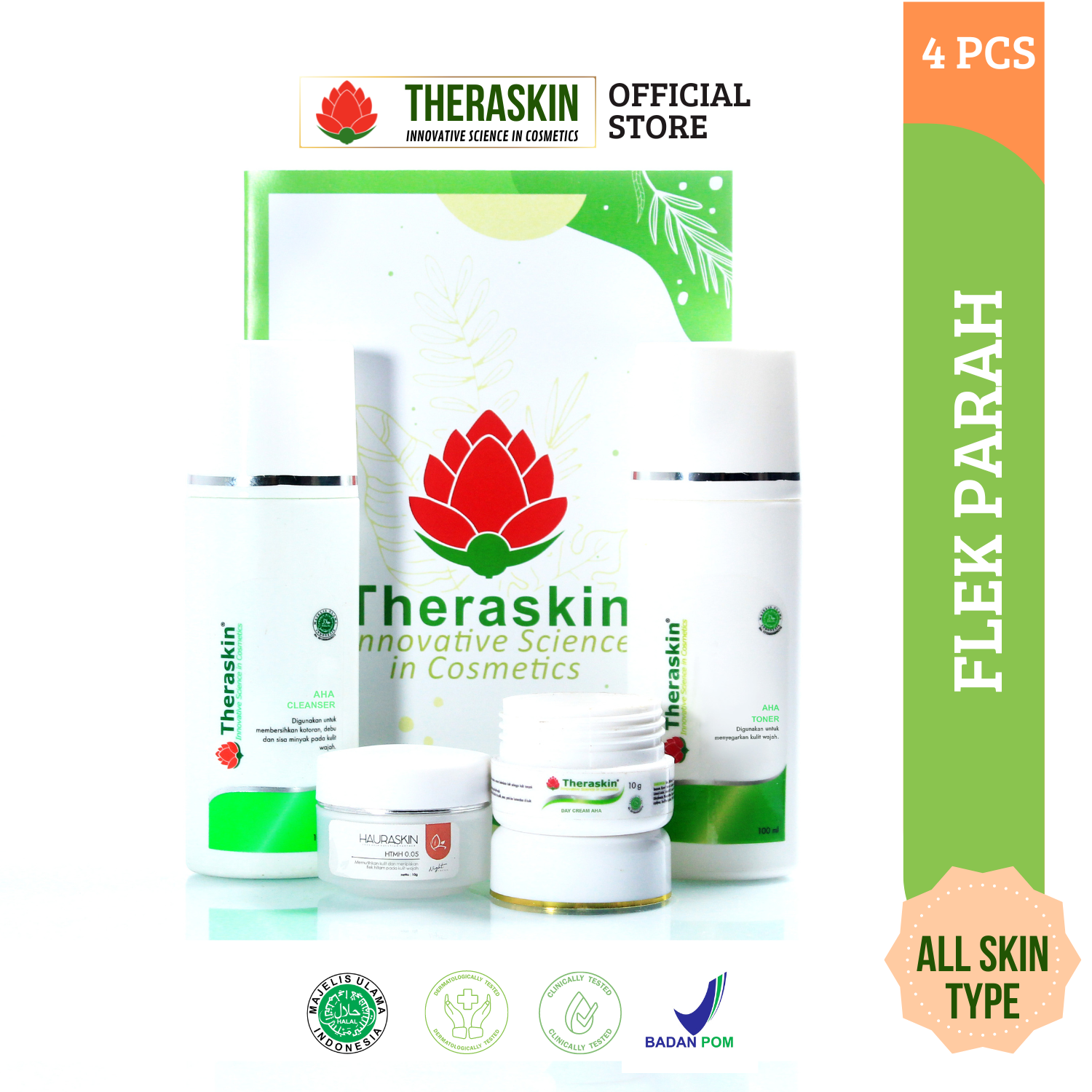 Theraskin Flek Tebal Melebar Parah Untuk Melasma / Paket Theraskin ...