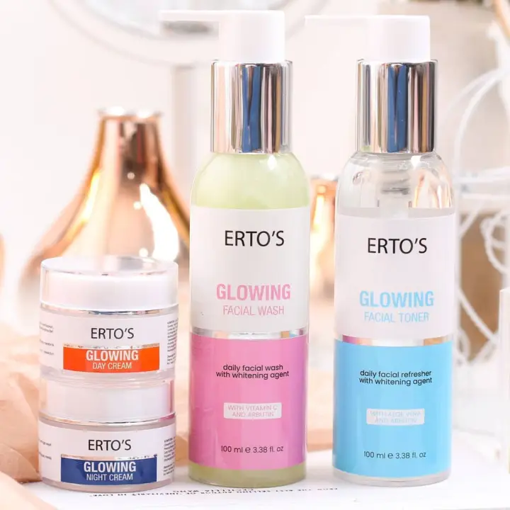 ertos glowing facial toner