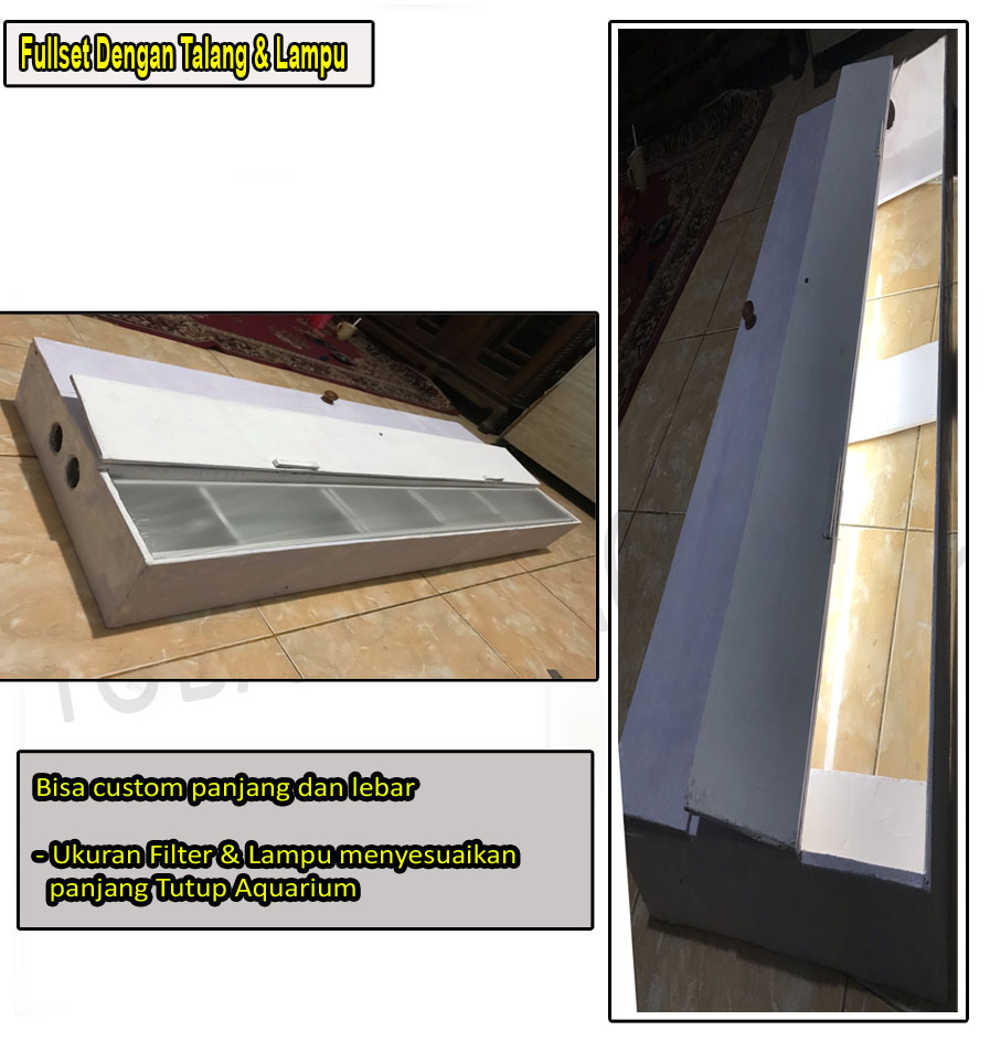 Tutup Aquarium Kayu 90cm Lazada Indonesia Tutup aquarium filter atas