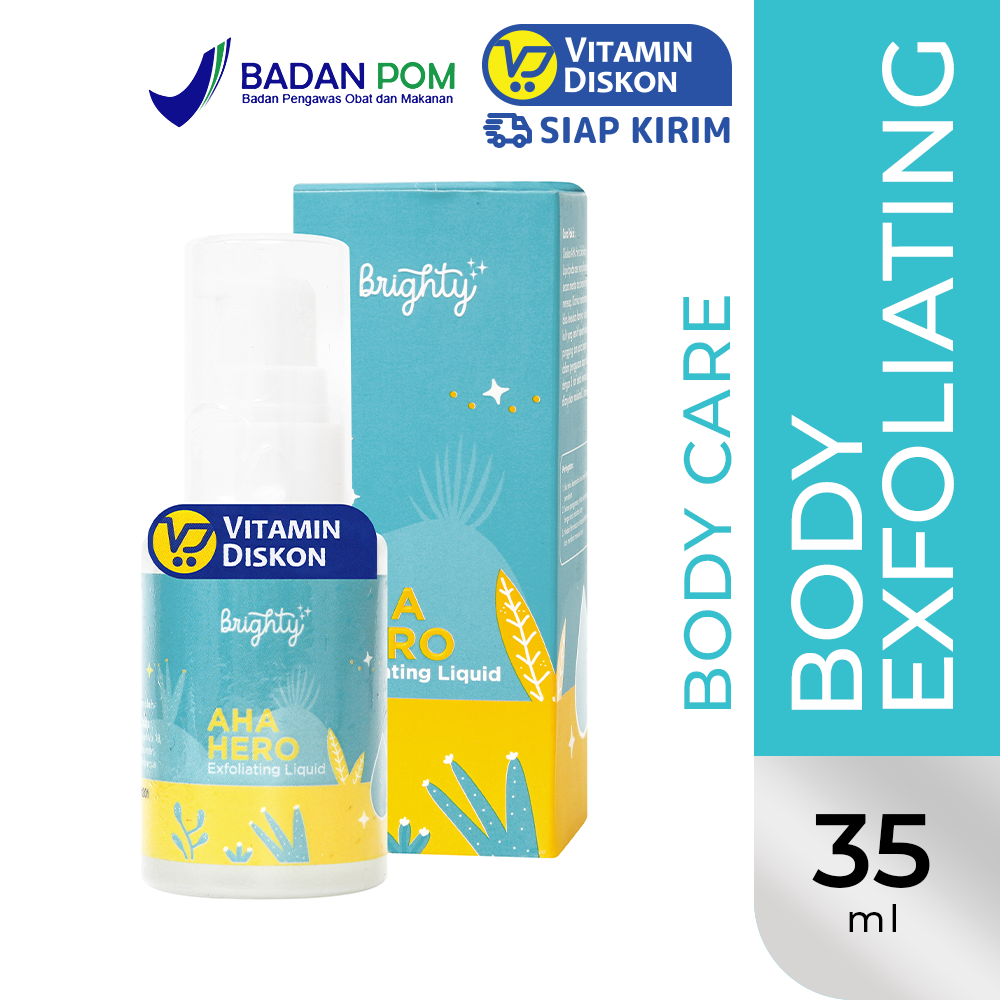 BRIGHTY AHA HERO EXFOLIATING LIQUID 35ML | Lazada Indonesia
