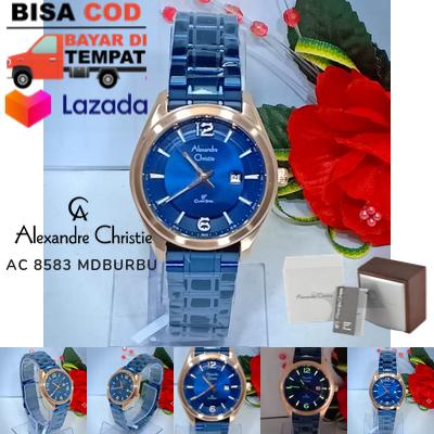 jam tangan alexandre christie wanita / jam tangan fashion wanita merk Alexandre Christie AC 8583 / jam tangan kasual wanita / jam tangan merk alexandre christie wanita model terbaru