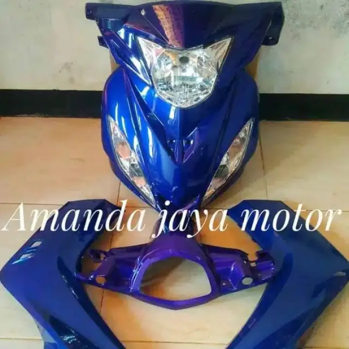 Cover Body Jupiter Mx Lama Biru Plus Lampu Depan Lazada Indonesia