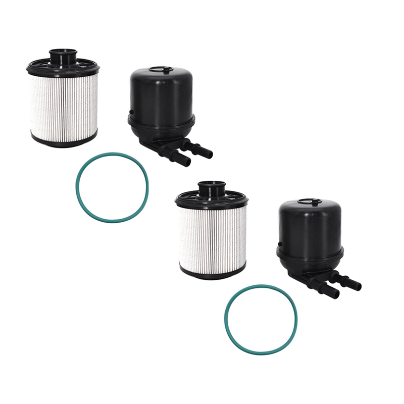 2 Sets Powerstroke Diesel Fuel Filter Kits Easy Install Durable in Use