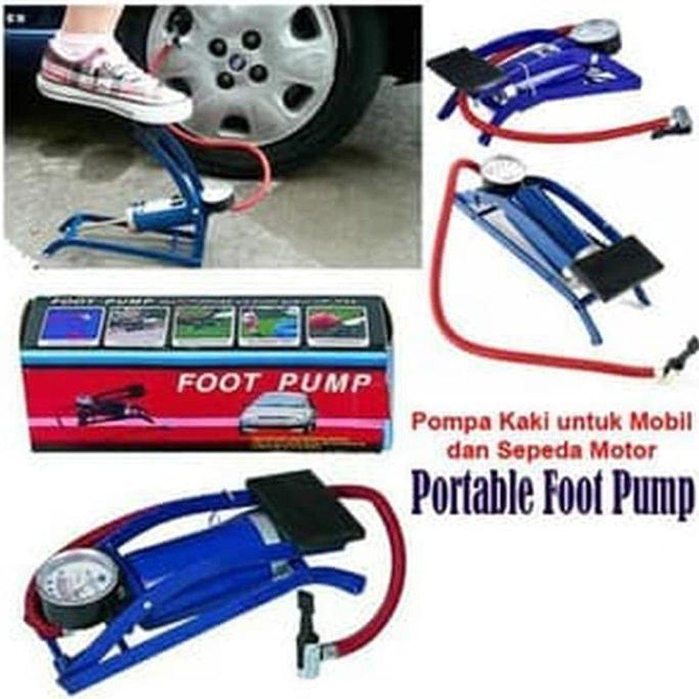 Cs Jaya Pompa Injak Darurat Foot Pump (bisa Untuk Ban Mobil Motor Sepeda Dl) By Cs Jaya