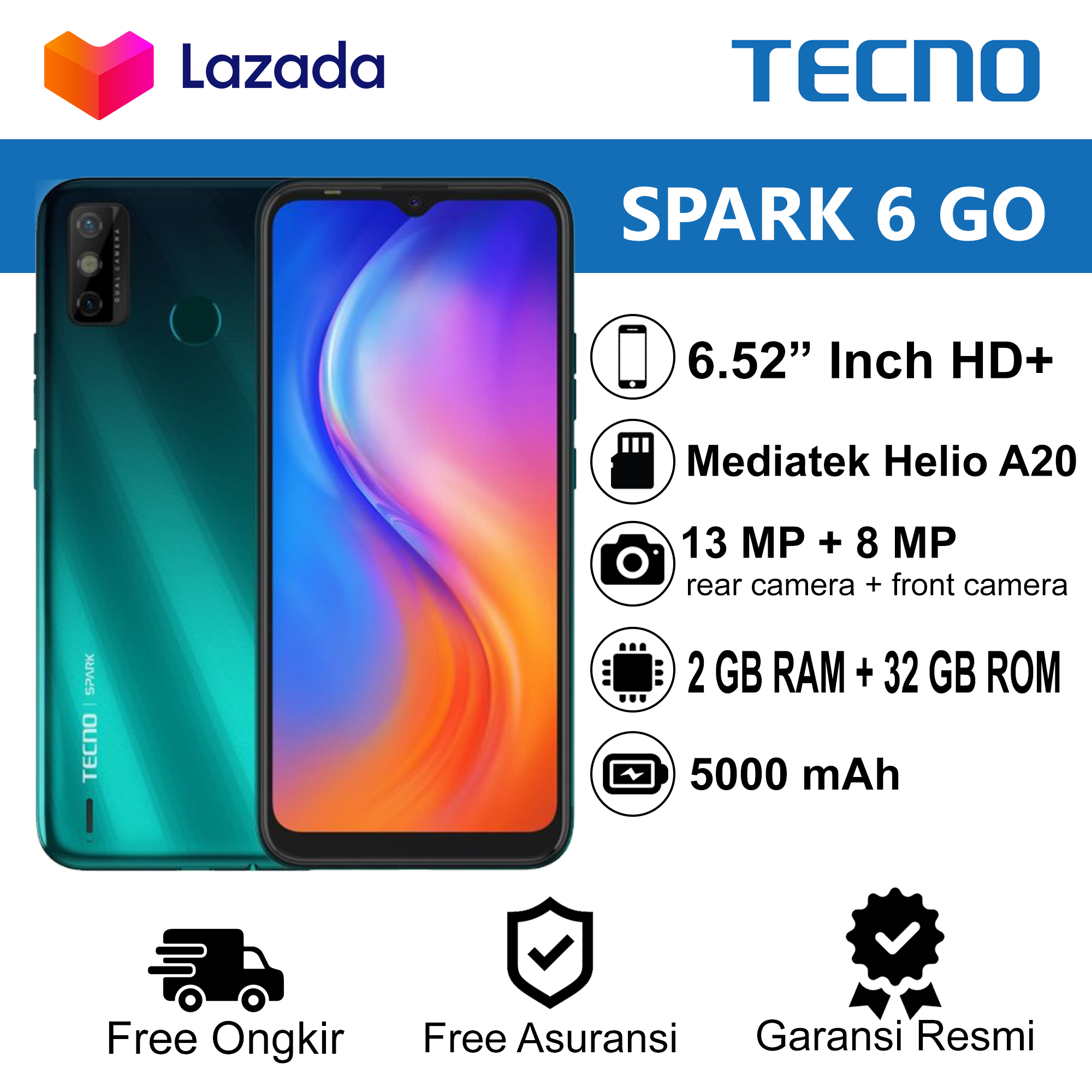 tecno spark 6 go 2gb 32gb