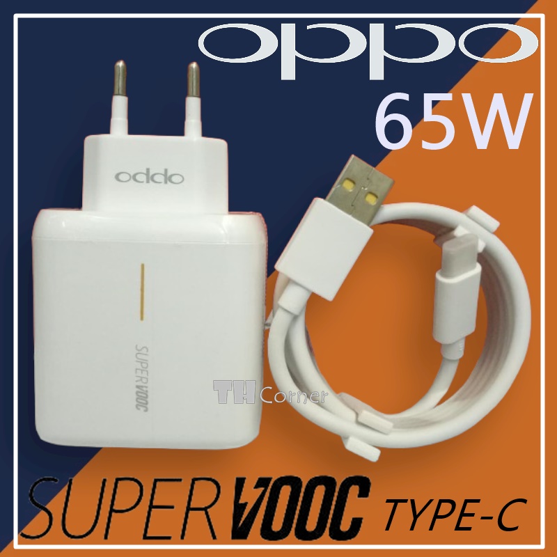 65W Charger oppo Super vooc original type c Fast charging 65 watt