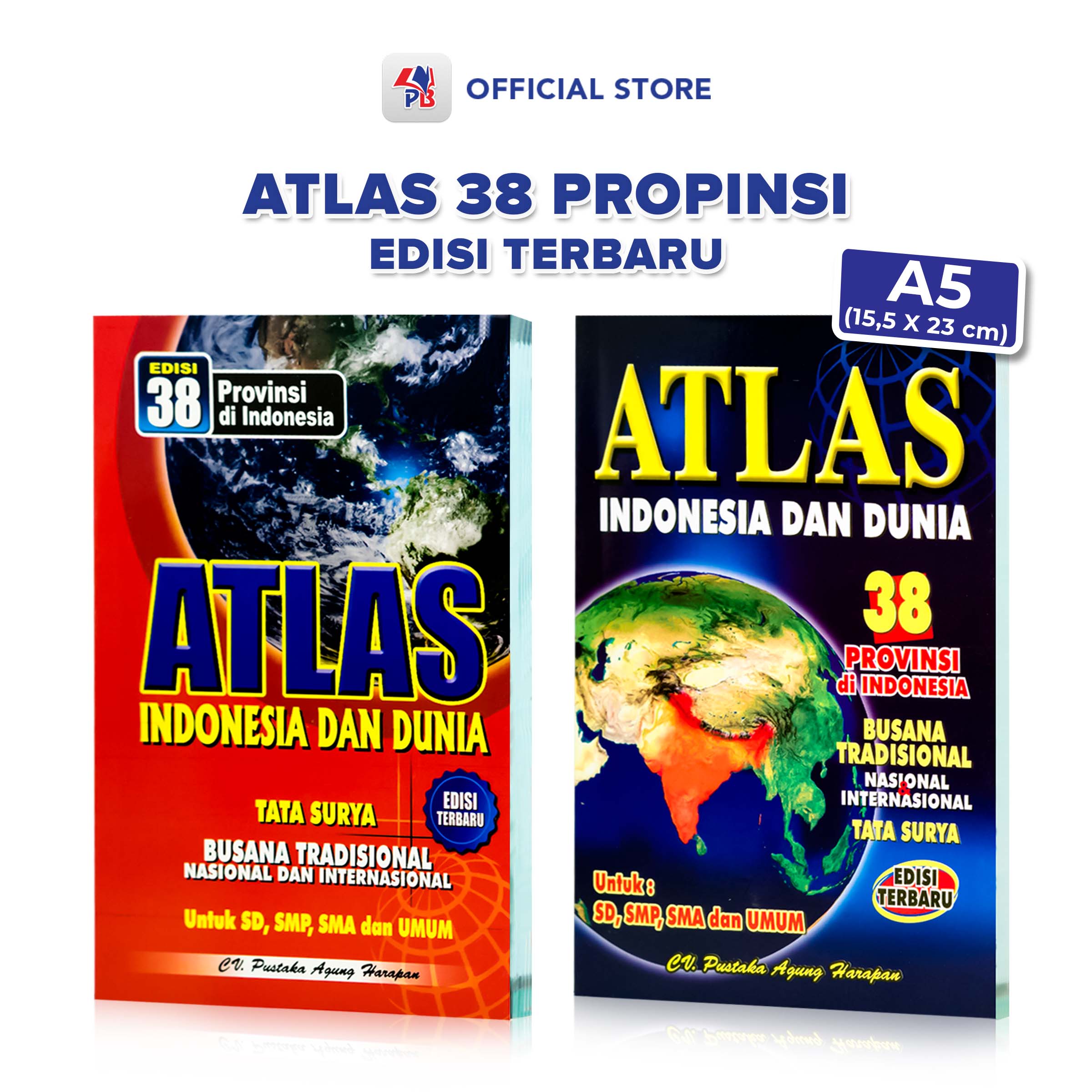 Atlas Edisi Terbaru 38 Provinsi / Atlas Indonesia dan Dunia Edisi 38 ...