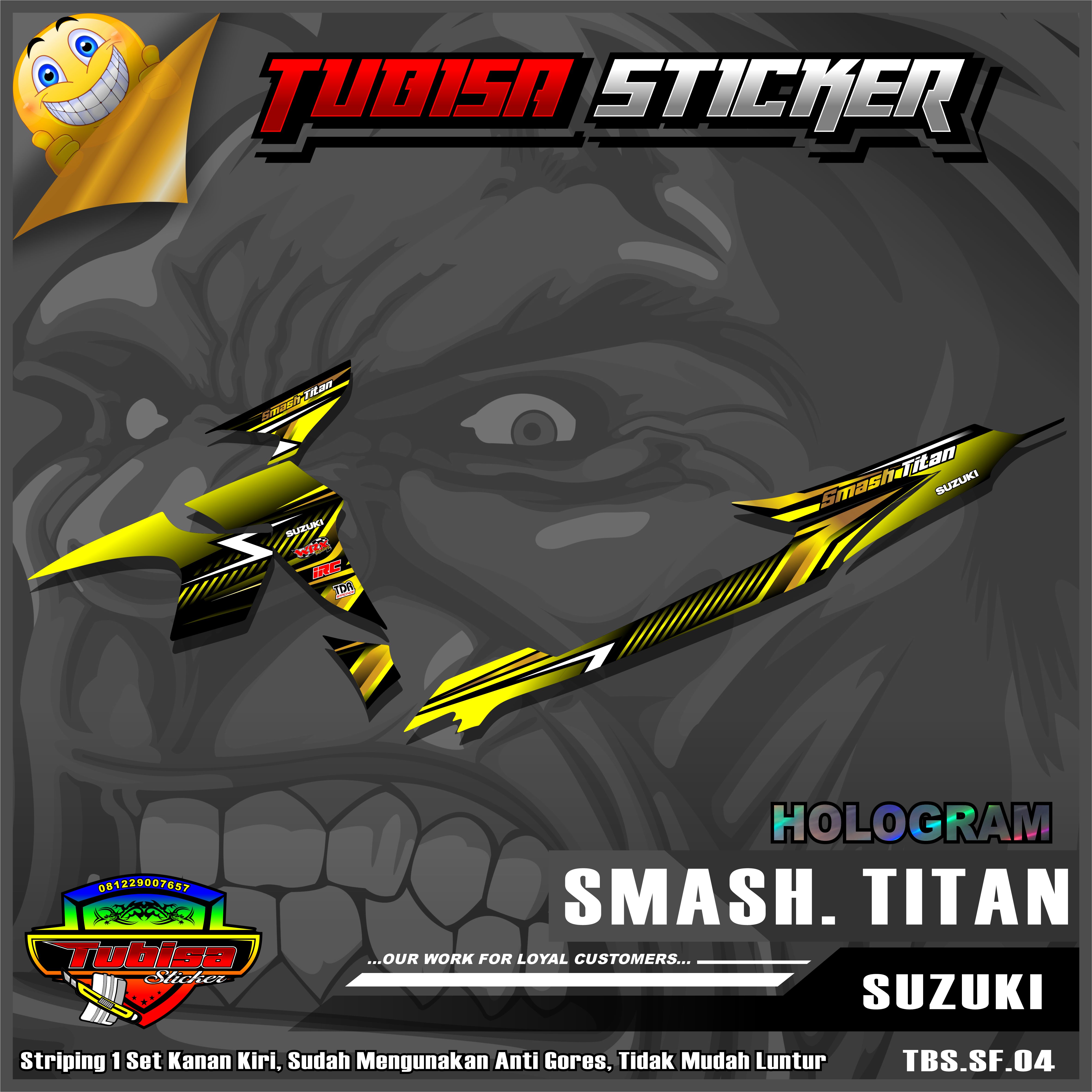 Sticker Striping Variasi Smash Titan - Striping Motor Smash Titan ...