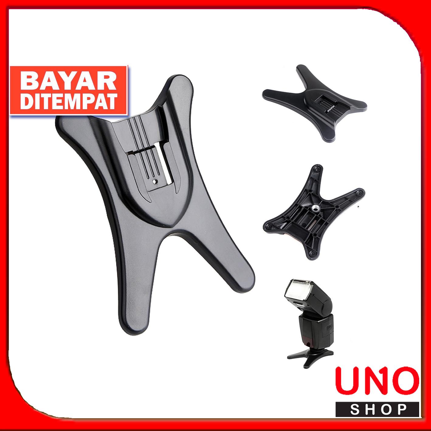 Universal Hot Shoe Flash Light Stand Base Kaki Bebek Canon Nikon Fuji Lazada Indonesia