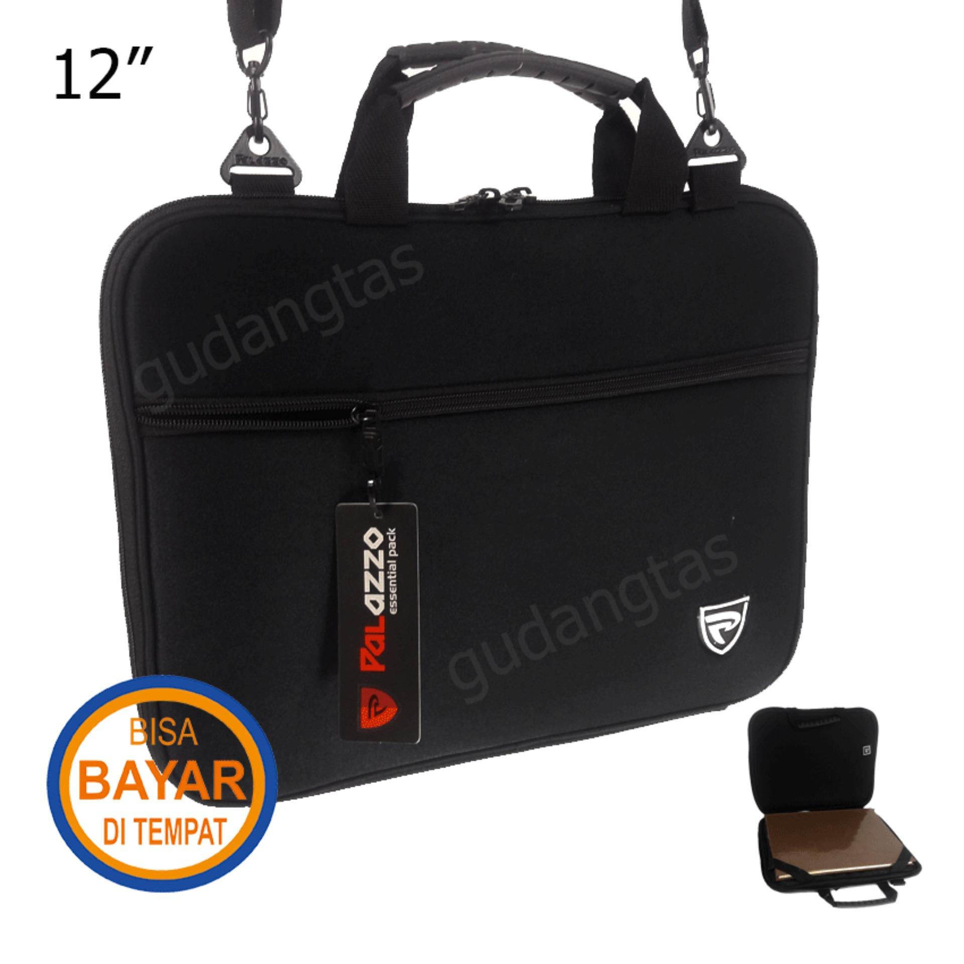 Palazzo Softcase 32612SC 12 inchi Hitam Original 2in1 Selempang dan Jinjing