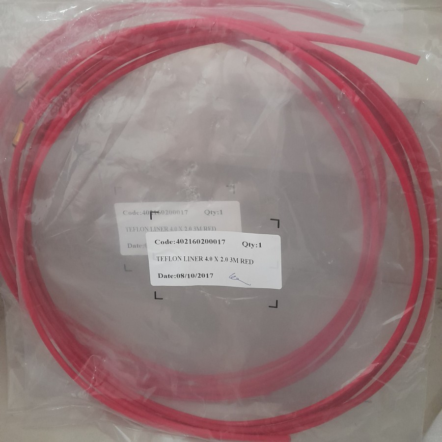 SIP 3mtr 1mm - 1.2mm Red Teflon Torch Liner