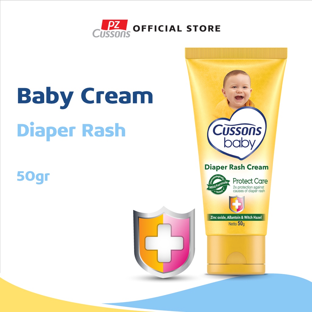 Cussons Baby Diaper Rash Cream Protect Care Diaper Cream 50g Krim Ruam