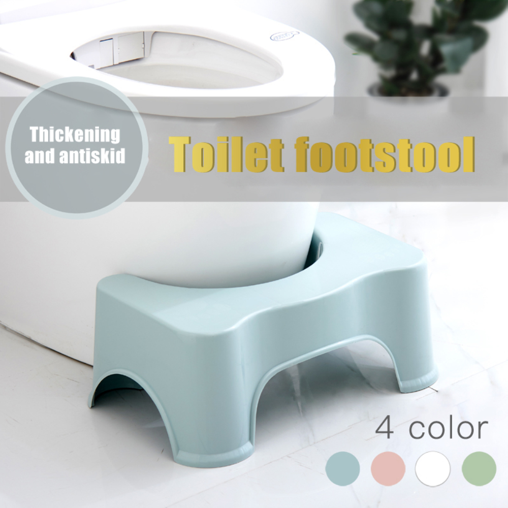 Beusia Folding Squatting Stool Bathroom Squat Toilet Stool Compact Squatty Potty Stool Portable