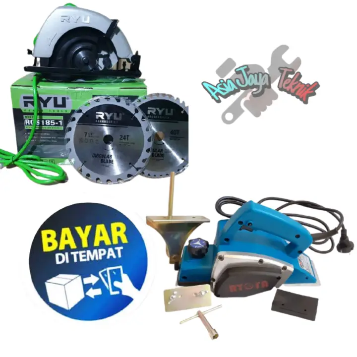 New Harga Promo Ryu Circular Saw Rcs 185 1 Ryu Mesin Potong Kayu 7 Inch