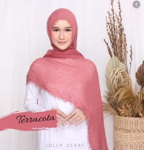 Hijab Pasmina Crinkle warna terlengkap / jilbab Pashmina Crinkle / Kerudung Cinkle - Kyo