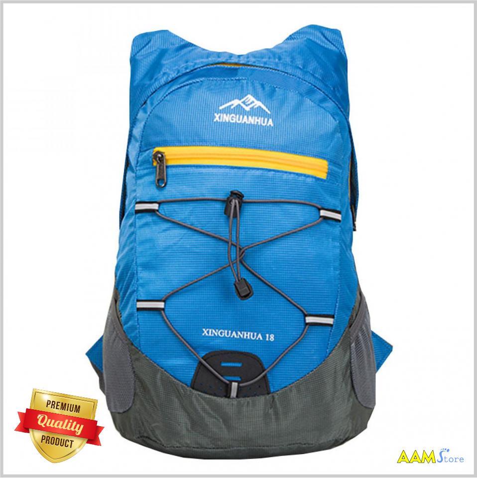 Xinguanhua Tas Gunung Lipat Waterproof 17L - XA94WD, Produk Perlengkapan Travel Simple dan Praktis Namun Tetap Trendy - Bahan Terjamin Kuat dan Tahan / Best Seller | AM26516