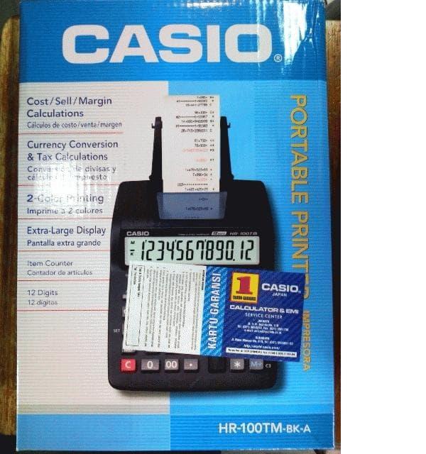 Jual KALKULATOR Calculator MESIN HITUNG PRINT PRINTER Casio HR