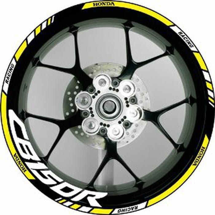stiker velg motor Honda Racing all new CB150R ring 17 onderdil mu