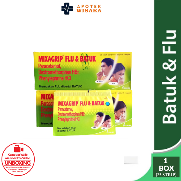 MIXAGRIP FLU DAN BATUK 1 BOX 25 STRIP Lazada Indonesia