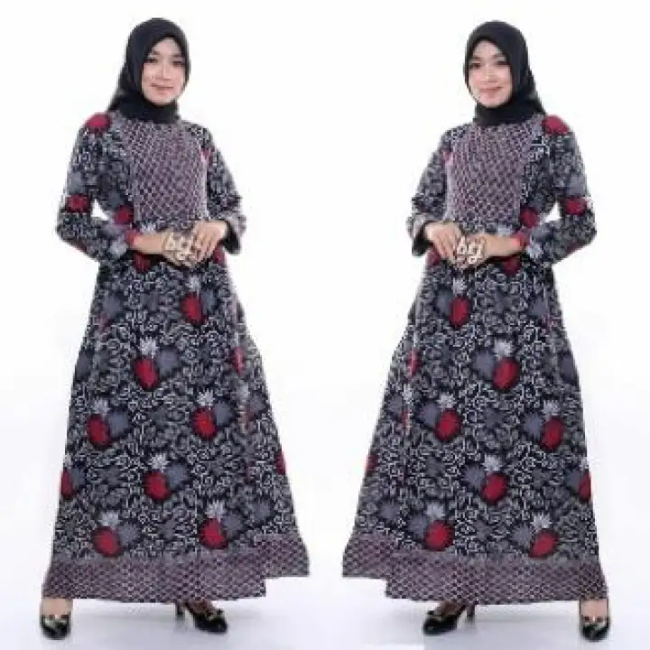 Padu Padan Baju Gamis Modis Warna Biru Gamis