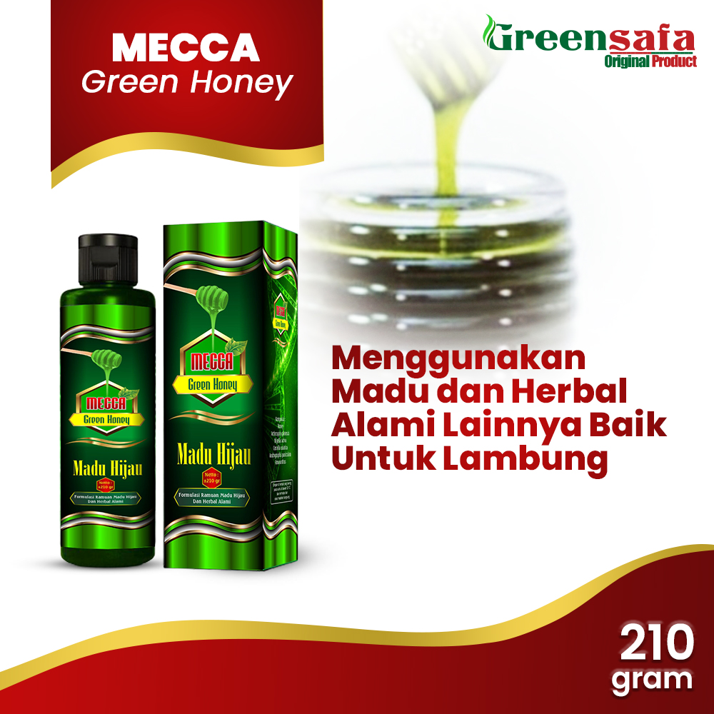 Mecca - Madu Mecca Hijau 210 gram - solusi untuk Asam lambung, gerd ...