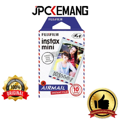 Fujifilm Instax Paper Airmail / Paper Instax Mini Airmail Film Instax mini Polaroid JPC KEMANG ORIGINAL
