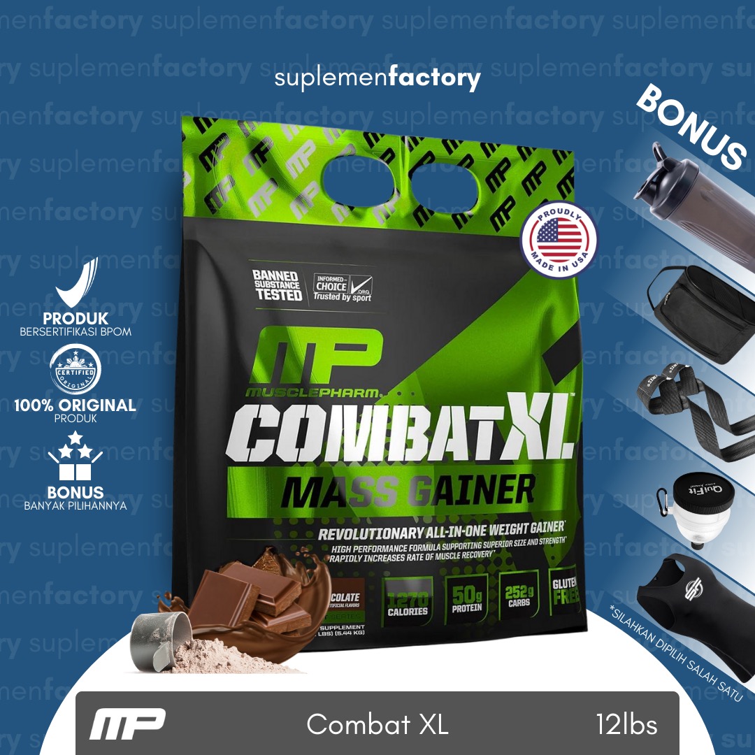 MP Combat XL Mass Gainer 12 Lbs Weight Gainer Musclepharm Lazada