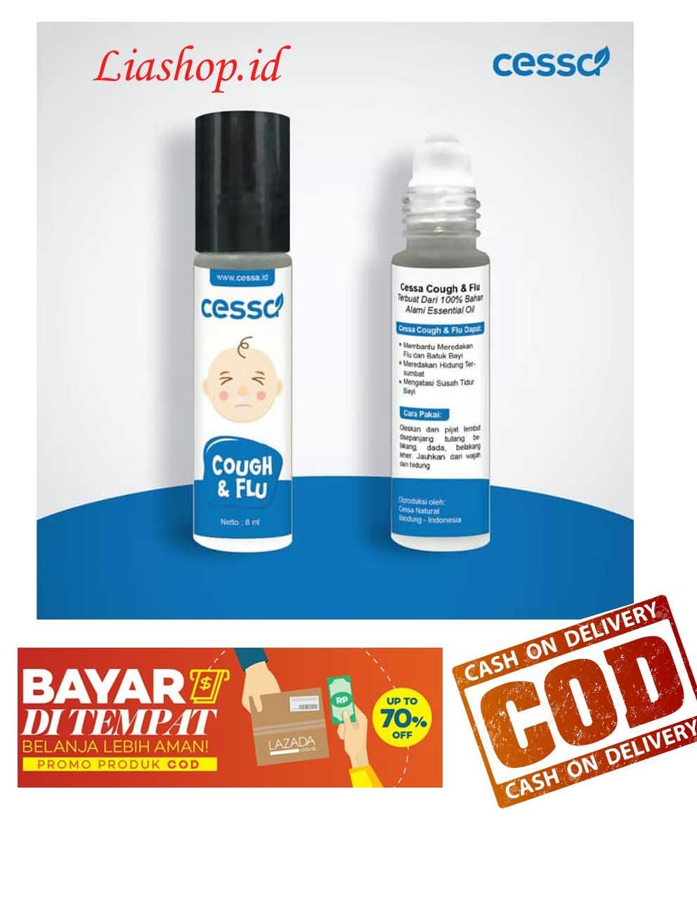 Cessa Essential Oil Cough Flu Obat Batuk Pilek Flu Bayi Anak Lazada Indonesia