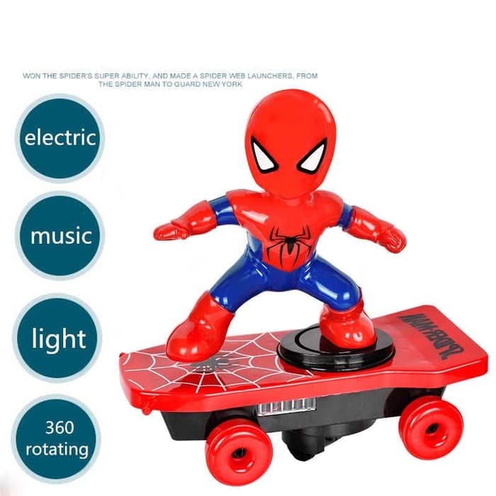 spiderman electric stunt scooter