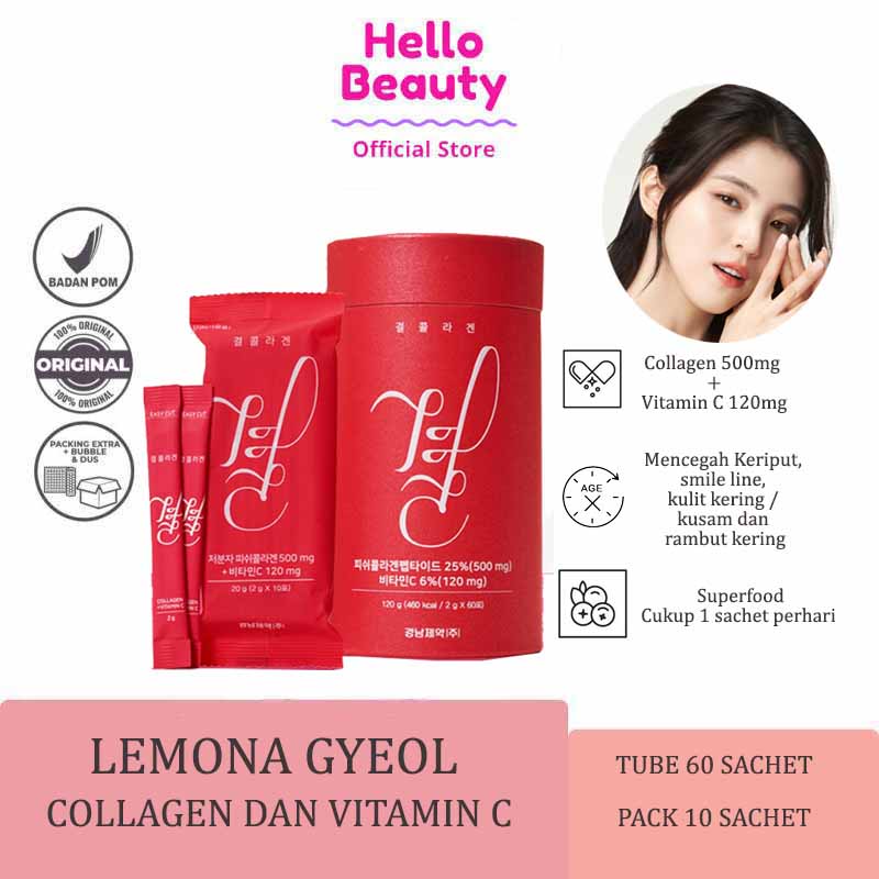 Lemona Gyeol Colagen dan Vitamin C I Gyeol collagen lemona I Gyeol ...