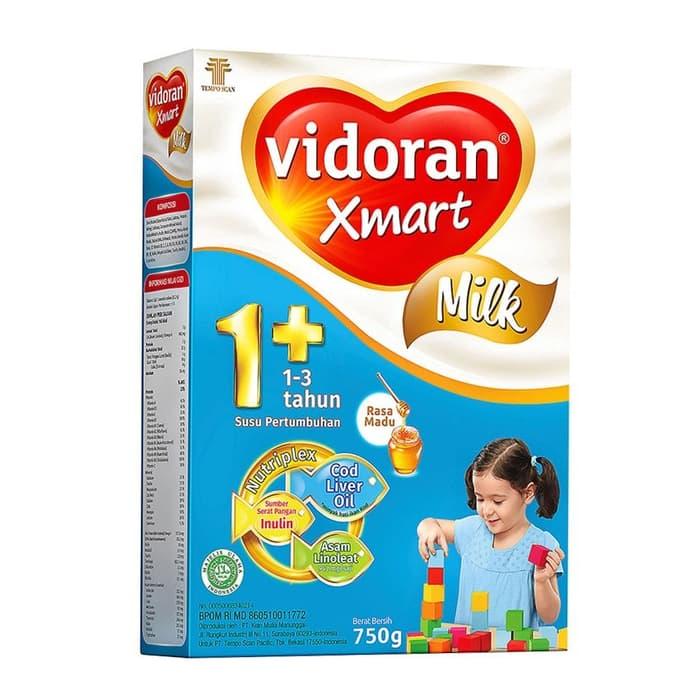Susu Vidoran Xmart 1+ Vanila / Madu Kemasan baru 725 gram