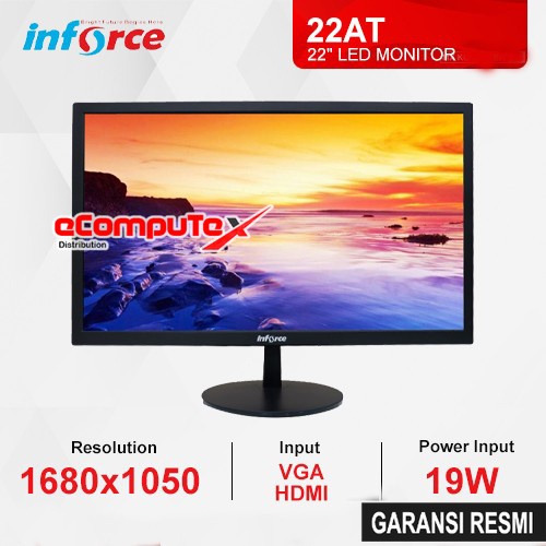 MONITOR INFORCE LED 22AT 2200AT 22 AT 22 INCH VGA HDMI GARANSI jual-monitor-inforce-led-19-5-inchi-1950-nh-di-lapak-vidaview