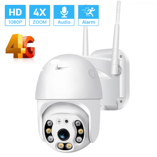 Hamrol 4G SIM Card PTZ IP Camera 1080P HD Wireless Outdoor CCTV Security thumbnail