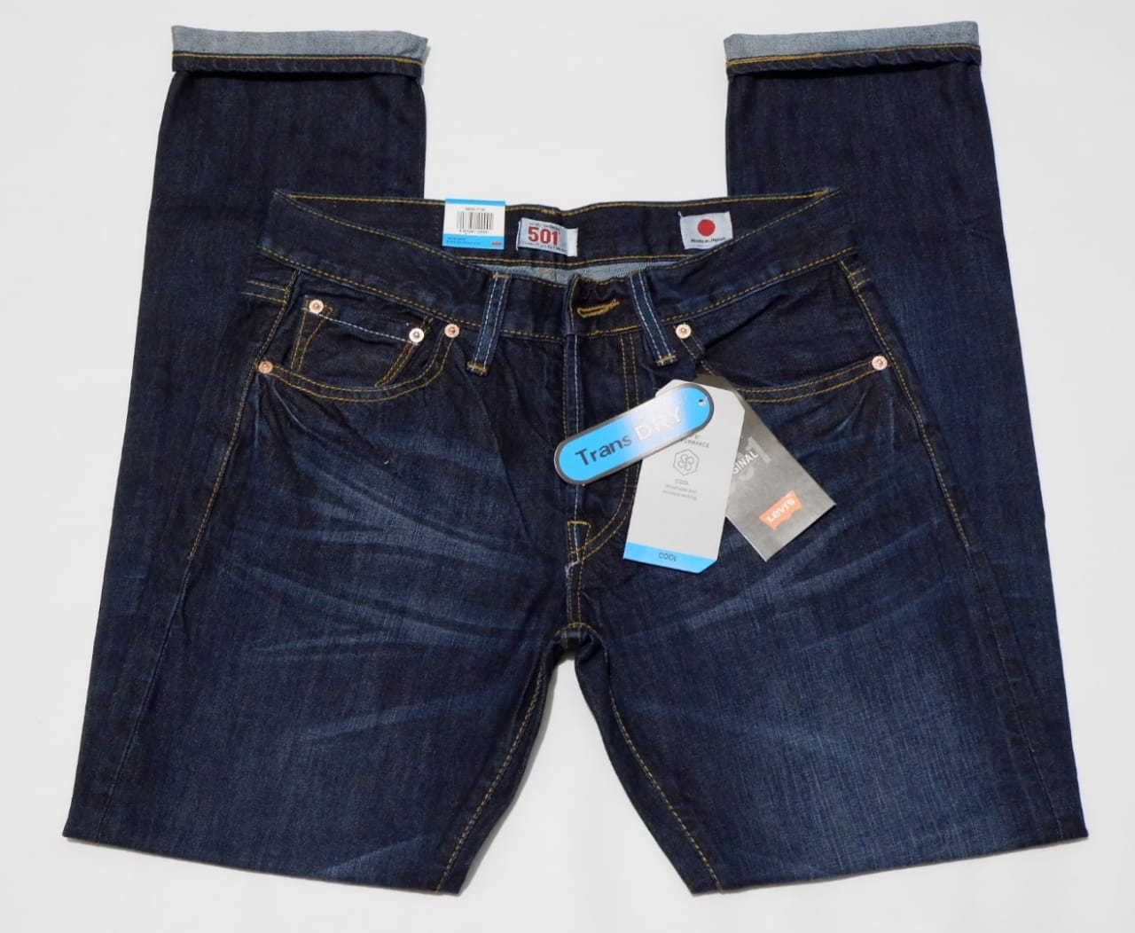 celana jeans pria levis original 501 