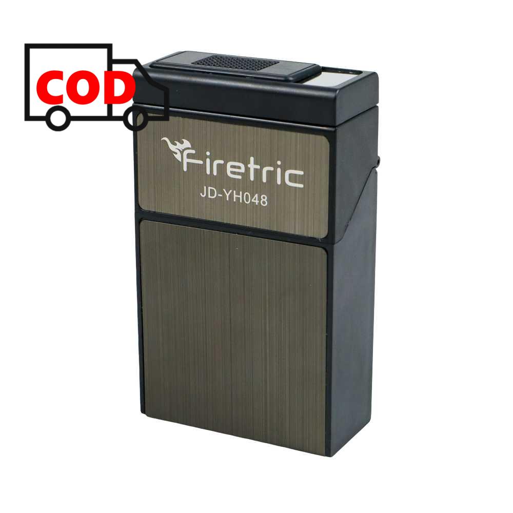 Kotak Rokok USB 20 Slot dengan Korek Elektrik Pyrotechnic Bisa Diisi ...