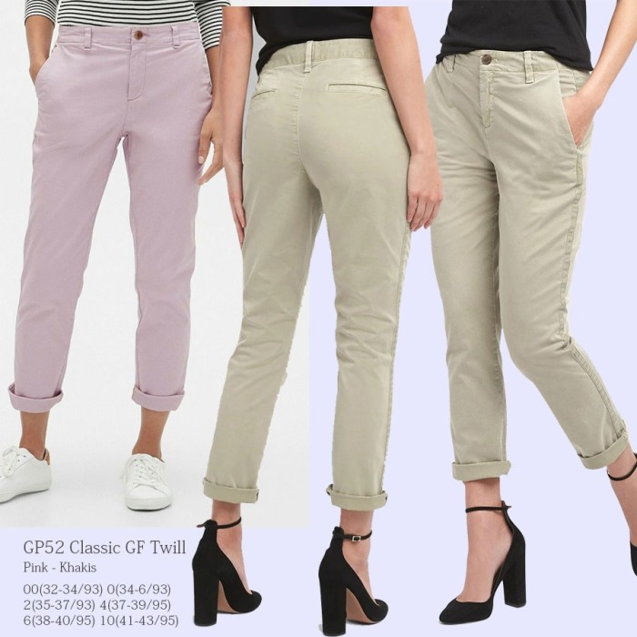 gap womens classic khaki pants