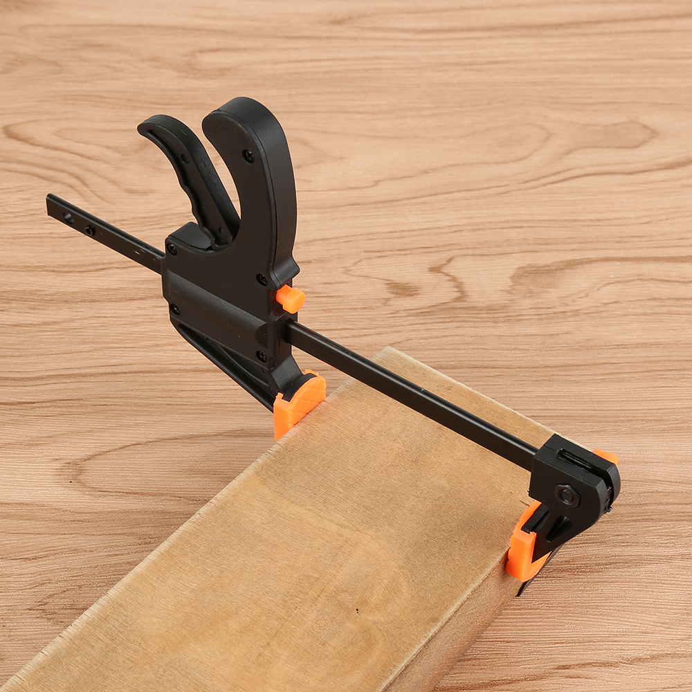 F Shape Squeeze Wood Working Clip Spreader Tool Quick Ratchet Release Speed DIY 4 Inch Wood Working Gadget (hot sale)现货