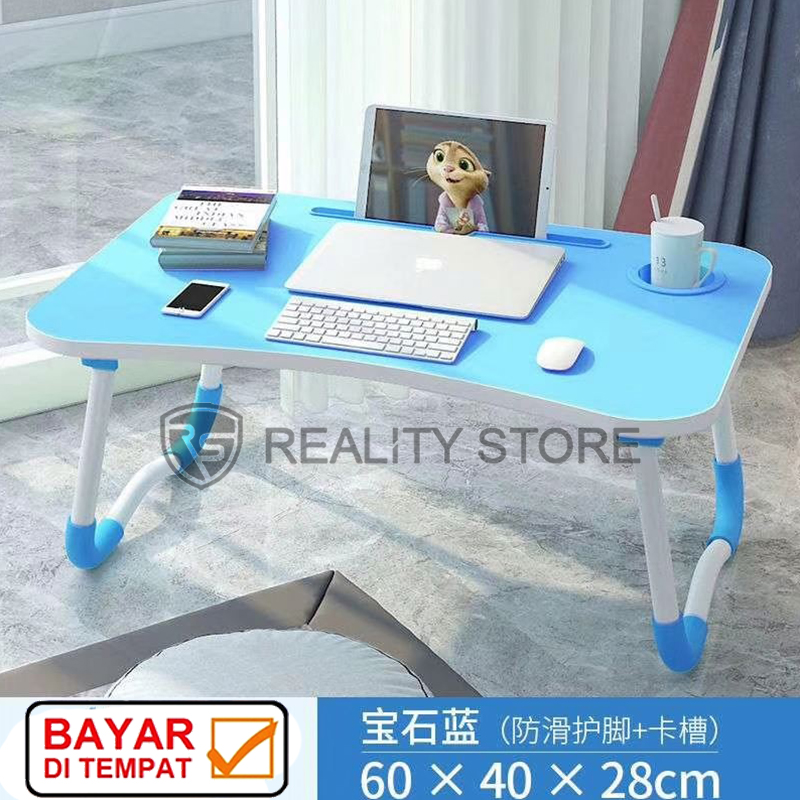 Meilyngiftshop Portable Laptop  Desk Table Meja  Laptop  