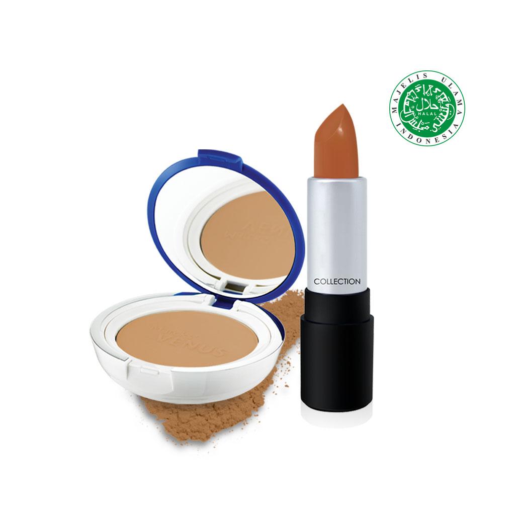 Holiday Bundle Lip Color x Venus Bedak Two Way Cake