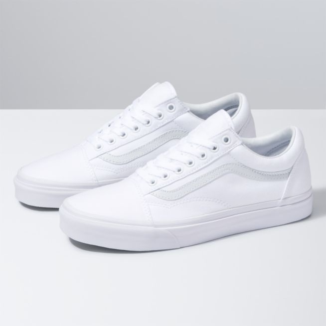 white vans leather shoes