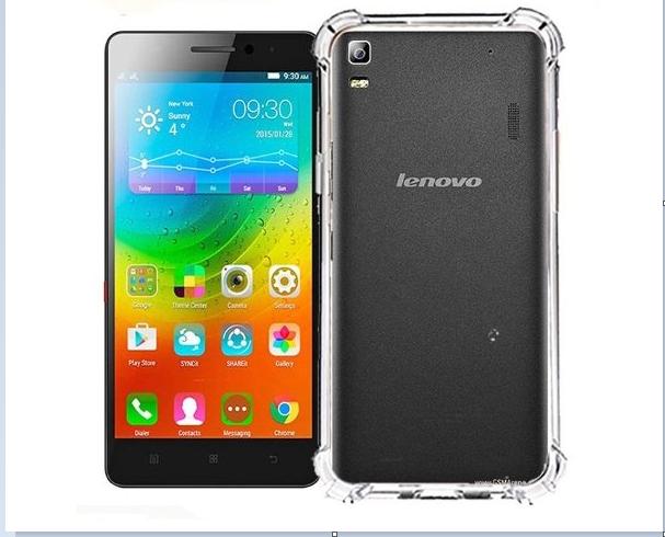 Case Anti Crack Lenovo K3 Note / A7000 Ultra Thin Anti Shock Jelly Silikon Shockproof Softcase - Bening